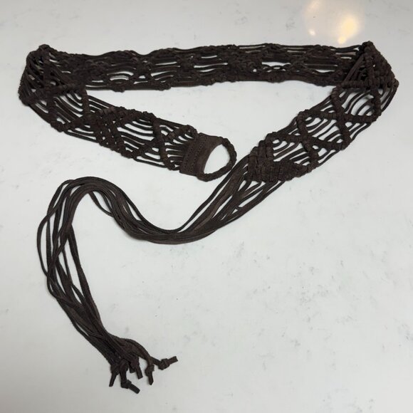 Boho Y2K Western Fringe Belt - Picture 2 of 5